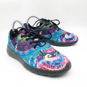 YES WE VIBE Multicolored Watercolor Colorful Sneakers Womens 8